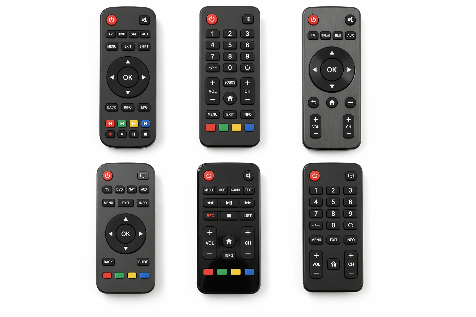 Remote control product lineup