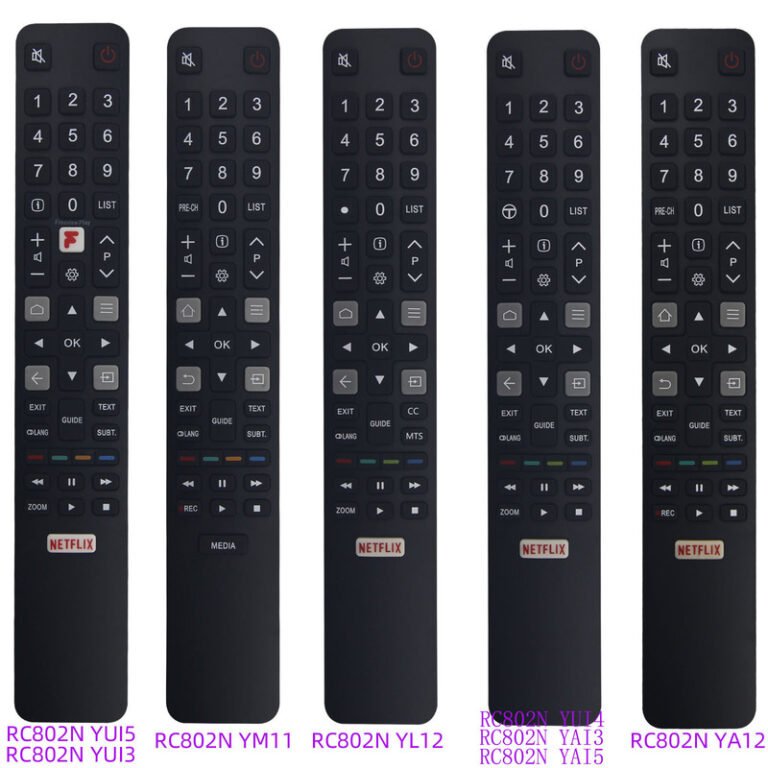 TCL TV Remote Control RC802N Replacement